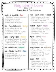 Preschool And Tot School Curriculum Play Learn Love Preschool Curriculum Daycare Curriculum School Curriculum