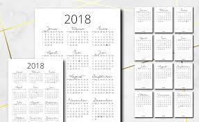 Unsere kalender sind lizenzfrei, und können direkt. Jahreskalender Und Monatskalender 2018 Kostenlos Ausdrucken