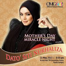 Recorded during her concert on the 7th april 2015 at istana budaya, to celebrate her 20th anniversary as a singer. Mother S Day Miracle Night With Dato Siti Nurhaliza Ayue Idris