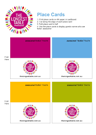 Place card me how it works guides make place cards. 50 Printable Place Card Templates Free á… Templatelab