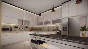 Kitchen set modular memiliki kelebihan jika dibandingkan dengan model dapur konvensional. Desain Interior Kitchen Set Minimalis Modern Laguna Spring Resort Saviarrawotila