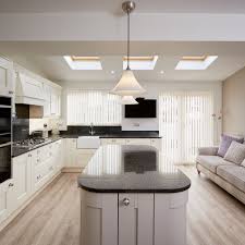 I had to keep the existing gray/green, charcoal granite countertop. Milbourne Alabaster Stone Inline Kitchens