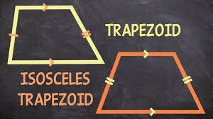 What does a trapezoid look like. What Is The Difference Of A Trapezoid And An Isosceles Trapezoid Youtube