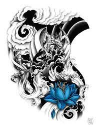 Compartir en facebook compartir en twitter. Tattoo Dragon Lotus Art Drawing Chinese Tattoos Drawings Staedtler