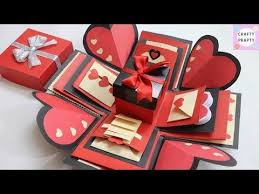 This diy exploding box greeting card tutorial is a fun card craft project that can be customized for all occasions, from birthdays to anniversaries. Homemade Valentine Gifts You Should Be Giving Diy Projects Diy Gift Box Diy Exploding Box Explosion Box Tutorial