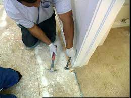 Carpet tiles come with a backing already bonded to the tile so there's no need for a separate underlay, saving you time and money. How To Install Tile Flooring How Tos Diy