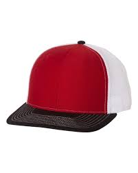 Richardson Red White Black Snapback Trucker Cap Wsc Black Snapback Trucker Hat Trucker Cap