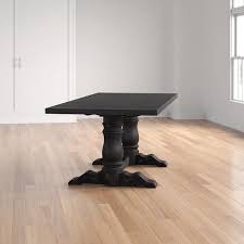 Three Posts Sandown Solid Wood Dining Table Reviews Wayfair In 2020 Solid Wood Dining Table Wood Dining Table Dining Table