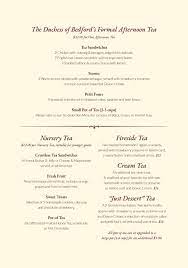 Menu English Rose Tea Room Tea Party Menu Afternoon Tea Menu Ideas Tea Room