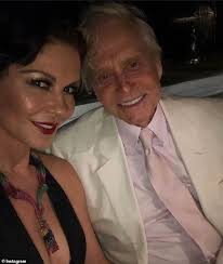 Chloe stroll born 1995, age 23 (approx.) Tommy Hilfiger Catherine Zeta Jones And Michael Douglas Celebrate In Style Daily Mail Online