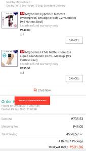 To track your package via courier you need to enter tracking numbers. Deals I Got From Lazada 9 9 Sale Fit Me Matte And Poreless Everyday Makeup Essentials Smudge Proof