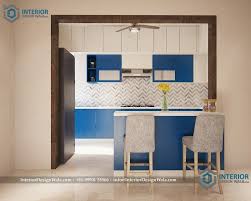 Blue Color Kitchen Online Interior Design Counter Design Kitchen Colors