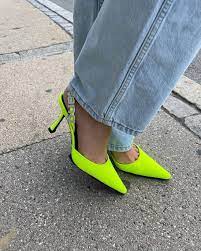Vogue Scandinavia The Best Neon Pink Neon Orange And Neon Green Heels To Buy Now