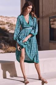 Spell Jewel Soiree Dress In Emerald Soiree Dress Vintage Floral Print Dress Vintage Dresses