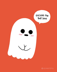 Adam Ellis On Instagram Please Don T Make Any Sudden Movements Because Shy Ghost Spooks Ea Halloween Wallpaper Halloween Wallpaper Iphone Cute Fall Wallpaper