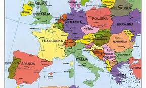 Poslije azije i afrike evropa je sa 742.452.000 stanovnika (2018) treći najnaseljeniji kontinent (11% svjetskog stanovništva). Geografska Karta Srednje Evrope Superjoden