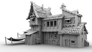 House 3d Model By Sebinodraw House 3d Model 3d Model Architecture Architecture