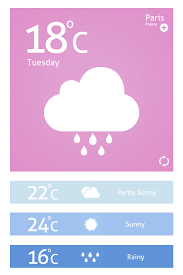 Dribbble Weather Png By Zan Ninetofive Me App Design Interactive Design Mobile App Design