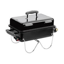 Weber Go Anywhere 1 Burner Portable Propane Gas Grill In Black 1141001 The Home Depot In 2020 Outdoor Cooking Propane Gas Grill Gas Grill