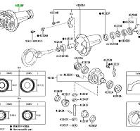 Buy Genuine Toyota 411106A333 (41110-6A333) Carrier Assy ...