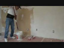 Plaster walls are back and available in a range of colors and textures. Applying All Purpose Joint Compound With A Paint Roller Youtube
