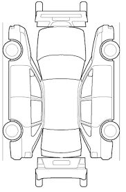 blank car diagram for job prep templates vehicle inspection professional coloriage pages roses