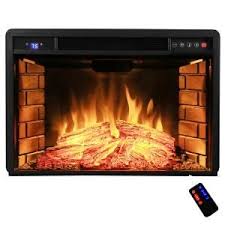 Love the fireplace in our bedroom. Akdy 28 In Freestanding Electric Fireplace Insert Heater With Tempered Glass And Remote Control Fp0057 The Home Depot Best Electric Fireplace Electric Fireplace Fireplace Inserts
