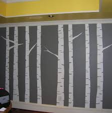 Birch Tree Wall Art Priss This Diy Painted Birch Tree Wall Forest Mural Birch Tree Mural Forest Mural Tree Wall Murals