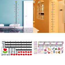 Details About Removable Height Chart Growth Chart Measure Wall Sticker Decal Kids Baby Room
