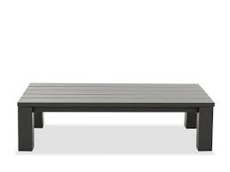 Aluminum patio coffee table in gray description: Aluminum Patio Coffee Table In Gray Mathis Brothers Furniture