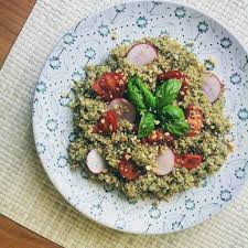 Maybe you would like to learn more about one of these? Quinoa Con Pesto Di Basilico Zucchine Pomodorini Secchi E Arachidi Quinoa With Basil Zucchini Dried Tomatoes And Peanuts Pesto Healthy Cinnamon Vibes