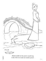 Mulan Coloring Page In 2020 Coloring Pages Mulan Color