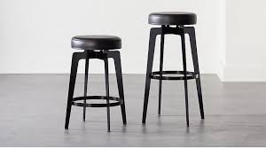 If you're feeling creative, you can attach fun magnets and magnetic tools to the legs and back of your metal bar stools, optimizing their paired with white counters, or other neutral shades, black bar stools can be an unforgettable. Hayden Round Bar Stools Black Cb2 Round Bar Stools Bar Stools Stool