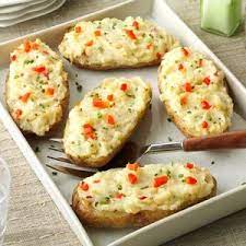 Fancy Baked Potatoes Recipe Recipes Baked Potato Baked Potato Recipes