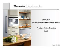 Check spelling or type a new query. Savor Built In Coffee Machine Manualzz