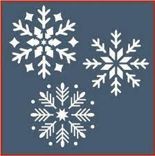 This 10 Stencil Set Includes All Of Our Snowflake Stencils From Our Snowflake 1 2 And 3 Sets Recei Snowflake Stencil Christmas Stencils Christmas Snowflakes