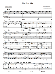 Utwór reprezentujący szwajcarię w 64. Luca Hanni She Got Me Sheet Music For Piano Pdf Piano Easy Sheet Music Piano Sheet Music Printable Sheet Music