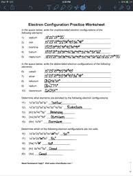 But the key to practice is first trying the practice problems yourself and then checking you work. Electron Configuration Practice Worksheet Answers Nidecmege