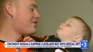 Local boy named after Bengals QB Joe Burrow receives special birthday gift