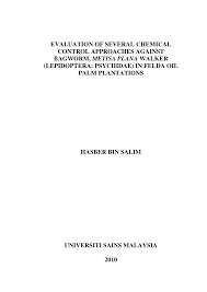 Psychidae), is an important defoliator of oil palm in southeast asia. Http Eprints Usm My 41839 1 Hasber Salim Pdf