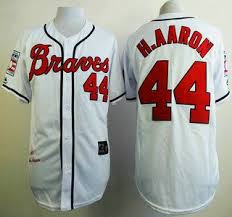 Aaron didn't always receive congratulations for his accomplishments, however. Cleveland Indians Jersey 44 Hank Aaron 1948 Hall Of Fame White Throwback Jerseys Jersey Hank Aaron Mlb
