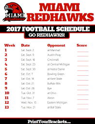 2017 Miami Ohio Redhawks Football Schedule Oklahoma Football Sooners Oklahoma Sooners Football