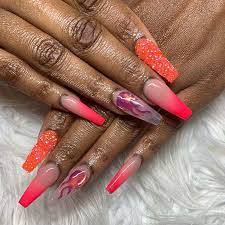 It is loved by celebs like kylie jenner here we have pink marble nails with red flame outlines over the top. 21 Flame Nail Ideas The Newest Summer Manicure Trend Page 2 Of 2 Stayglam