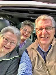 Blessed to worship in the car today with R.T. Small and my mom, Nancy Walden  Behnfeldt!