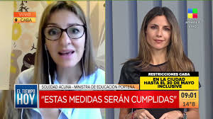 Может ли soledad acuña повлиять на решение проблемы, которая важна вам? Soledad Acuna Ministra De Educacion Portena En Bda Youtube