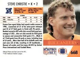 1991 Pro Set #668 Steve Christie