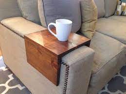 Sofa Arm Table Xl Sofa Arm Table Couch Wrap Armrest Tray Etsy Sofa Arm Table Arm Rest Table Couch Arm Table