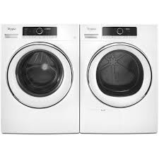 Ventless models use tap water to remove heat from the the lg wm3997hwa ventless steam washer/dryer combination uses condensing to dry clothes without the need for external venting. Whirlpool Wfw5090gw 2 3 Cu Ft Compact Front Load Washer And Whd5090gw True Ventless Heat Pump 4 3