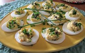 Anna Olson S Deviled Eggs Recipe Appetizer Recipes Recipes Deli Food