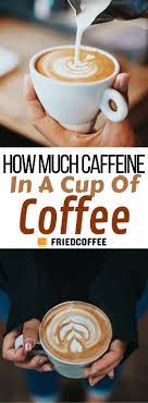 How Much Caffeine In A Cup Of Coffee Coffee Recipes Caffeine Real Food Recipes